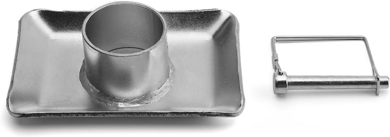 rockane Trailer Jack Foot Plate 5000lbs Capacity with Pin Base for Boat Hitch Camper,A-Frame Boat, RV - Removable Trailer Foot Plate - Image 5